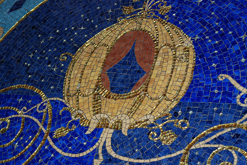 Cinderella's Pumpkin Coach Mosaic