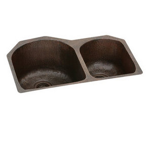 Double Basin Antique Copper Sink from Elkay