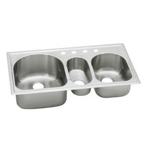 Elkay Triple Basin Sink - 18 Gauge