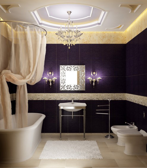 Modern Ambient Bathroom Lighting