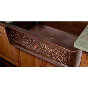 Copper Farmhouse Sink from Artisan
