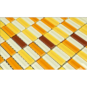 Yellow Mosaic Tiles from Martini Mosaic