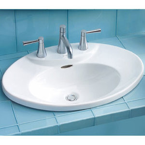 Toto Drop In Lavatory Sink with 8 Inch Centers