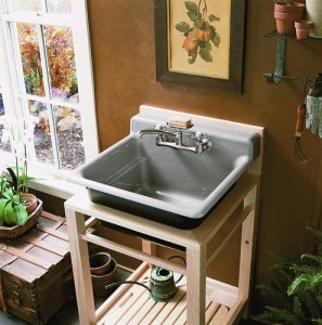 Kohler Bayview Wood Stand Utility Sink