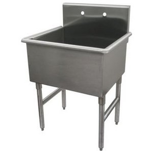 Whitehaus Noah Single Basin 27-Inch Free Standing Utility Sink