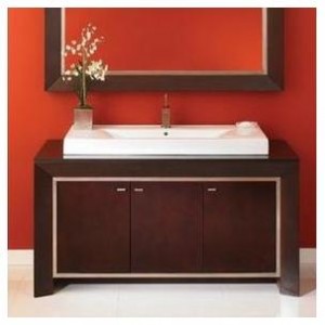 DecoLav 5660 Cityview Main Vanity Cabinet with Granite Top