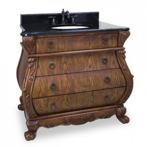 Warm Chestnut Normandy Chest Vanity from Lyn Design