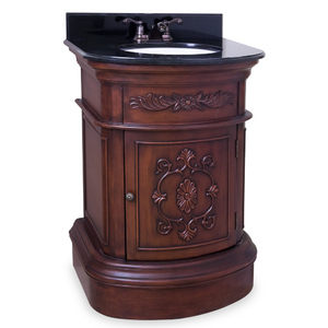 Emilia Merlot Vanity with Preassembled Top and Bowl by Bath Elements Emilia Merlot Vanity with Preassembled Top and Bowl by Bath Elements