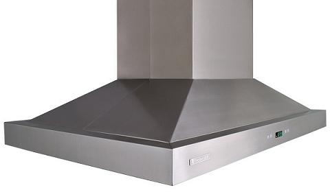 Island Mount Range Hood With 1mm Stainless Steel Construction From XtremeAir