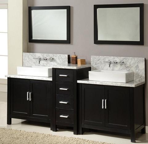 Horizon Wall Mount Faucet Ready Double Vanity From Direct Vanity