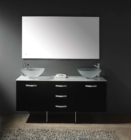ConTempo 63" Double Bathroom vanity From James Martin Furniture