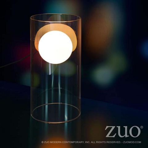 Eruption Table Lamp 50080 in Clear from Zuo Modern