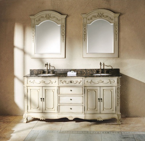 Classico 72" Double Vanity in White 206-001-5521 from James Martin Furniture