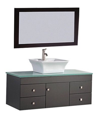 Nepal 48" Single Sink Wall Mounted Bathroom Vanity Set MTD-1248 from MTD