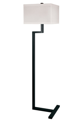 Right Angle Metal Floor Lamp in Bronze , 902 by Lamp Works