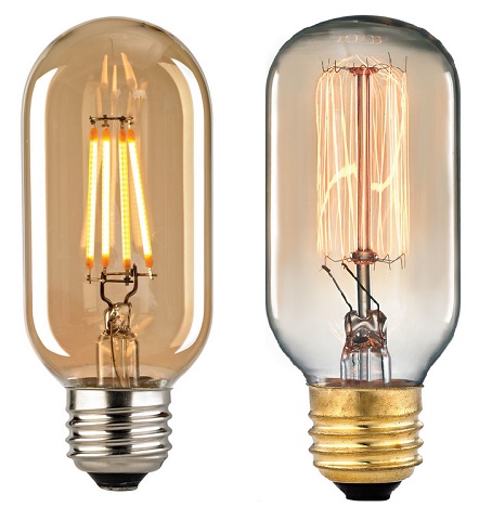 LED vs Vintage Filament Bulbs from ELK Lighting