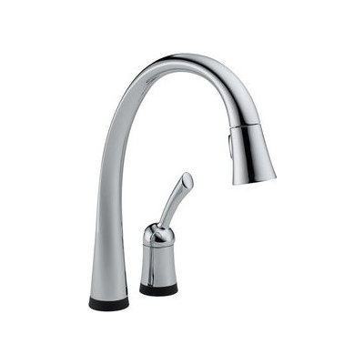 Single Handle Kitchen Faucet with Pull-Out Spray 980t-dst by Delta 