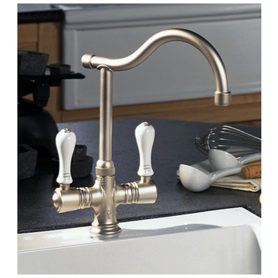 Double Handle Kitchen Faucet, 4202 by Herbeau