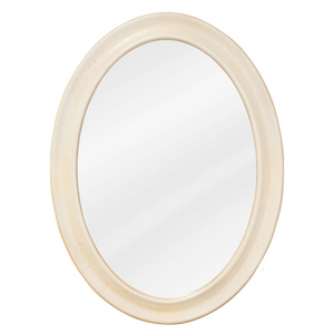 Oval Mirror in Buttercream