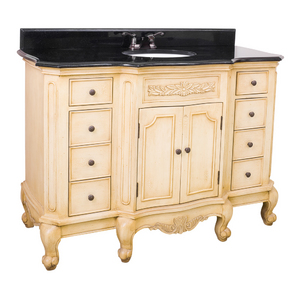 Clairemont Vanity from Hardware Resources in buttercream