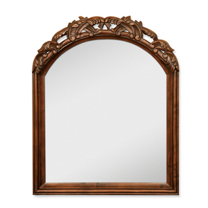 Vanity Mirror in Walnut Finish