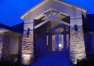Grazing Lights Can Emphasize The Texture And Architecture Of Your Home