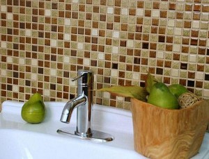 Glass Mosaic Tile Piazza Cafe Mocha