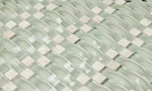 Glass Mosaic Tile Vento Mystic Sea