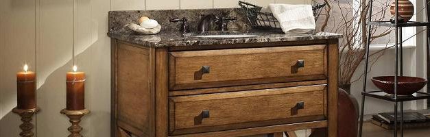 Rustic Bathroom Vanities For A Casual Country Style Bathroom