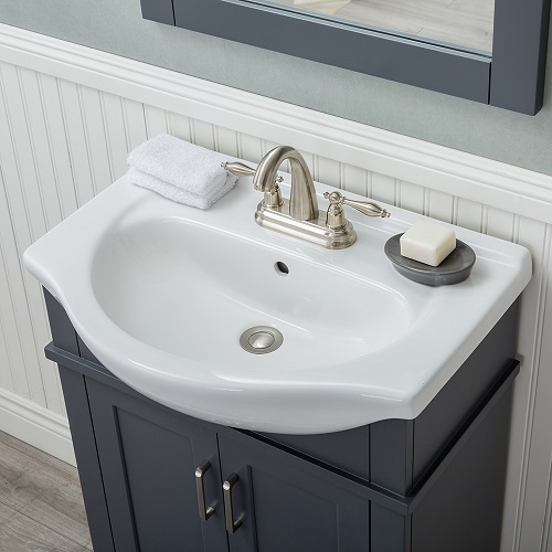 Narrow Bathroom Vanities - A Simple Solution For A Small Bathroom