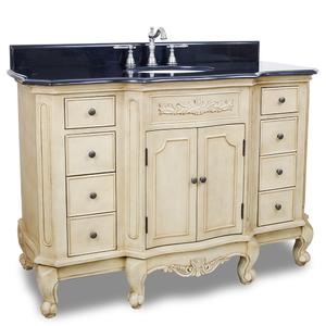 Traditional Buttercream French Legs Single Bathroom Vanity From Hardware Resources