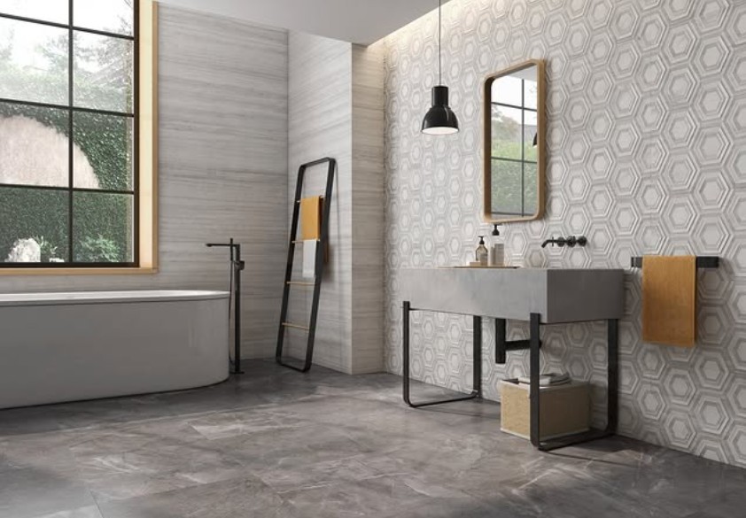 Coordinate Tile in Bathrooms