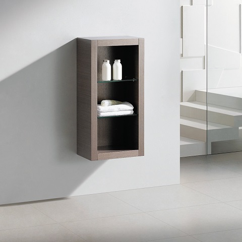 Allier Gray Oak Bathroom Linen Side Cabinet FST8130GO from Fresca