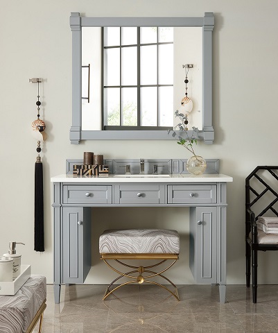 Brittany 48" Wheelchair Accessible Bathroom Vanity in Urban Gray 651-V48-UGR from James Martin Furniture