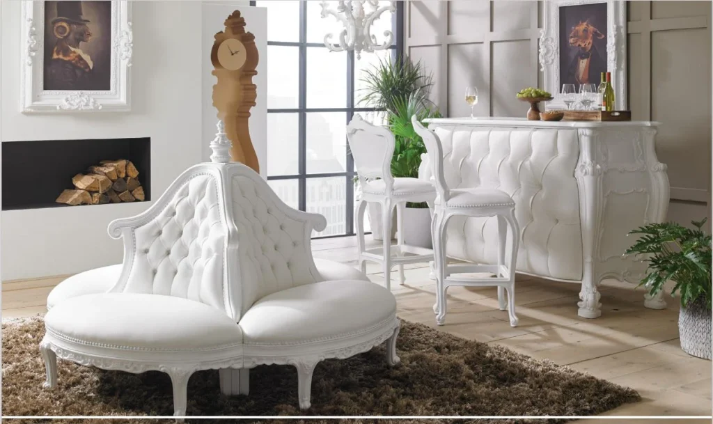 Flood-proof bar stand and sofa by Polart furniture at Homethangs