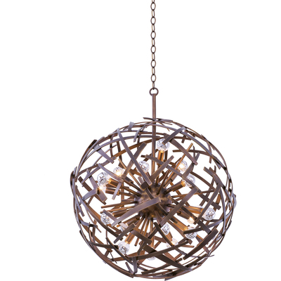 Kalco Ambassador 26 Inch Pendant in Copper Patina 501551CP