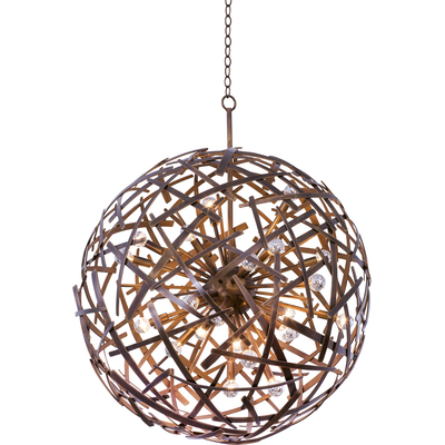 Kalco Ambassador 34 Inch Pendant in Copper Patina 501552CP