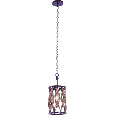 Kalco Soho 1 Light Mini Pendant in Milk Chocolate 501850MC