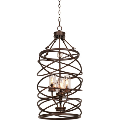 Kalco Eternity 4 Light Foyer in Etruscan Bronze 6607EZ