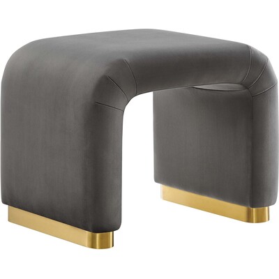 Modway Furniture Koda Performance Velvet Waterfall Stool by Modway, 889654287698, EEI-6733