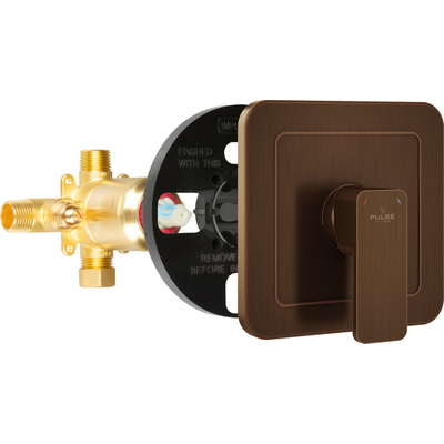 Pulse Showerspas Tru-temp Pressure Balance 1/2 inch Rough-in Valve With Oil-rubbed Bronze Trim Kit 3003-RIV-PB-ORB