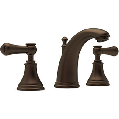 Rohl Perrin & Rowe® Georgian Era High Neck Widespread Lavatory Faucet In English Bronze U.3712LSP-EB-2