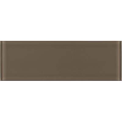 Soci Tile SSA-1236 Lenexa Brick Brown Glossy 4X12 (9.99/SF) Loose Tile