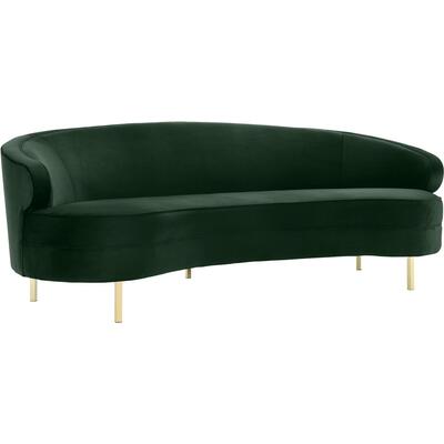 Tov Furniture Baila Forest Green Velvet Sofa TOV-L6294