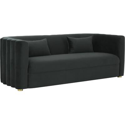 Tov Furniture Callie Black Velvet Sofa TOV-L68109