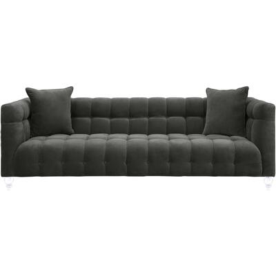 Tov Furniture Bea Grey Velvet Sofa TOV-S100