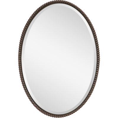 Uttermost Sherise Bronze Oval Mirror 01101 B