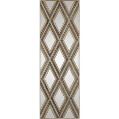Uttermost Tahira Geometric Argyle Pattern Wall Mirror 04116