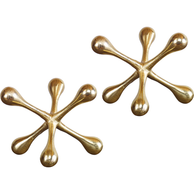 Uttermost Harlan Brass Objects Set/2 18964