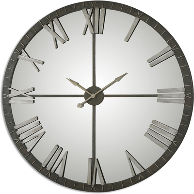 Uttermost Amelie Large Bronze Wall Clock 06419